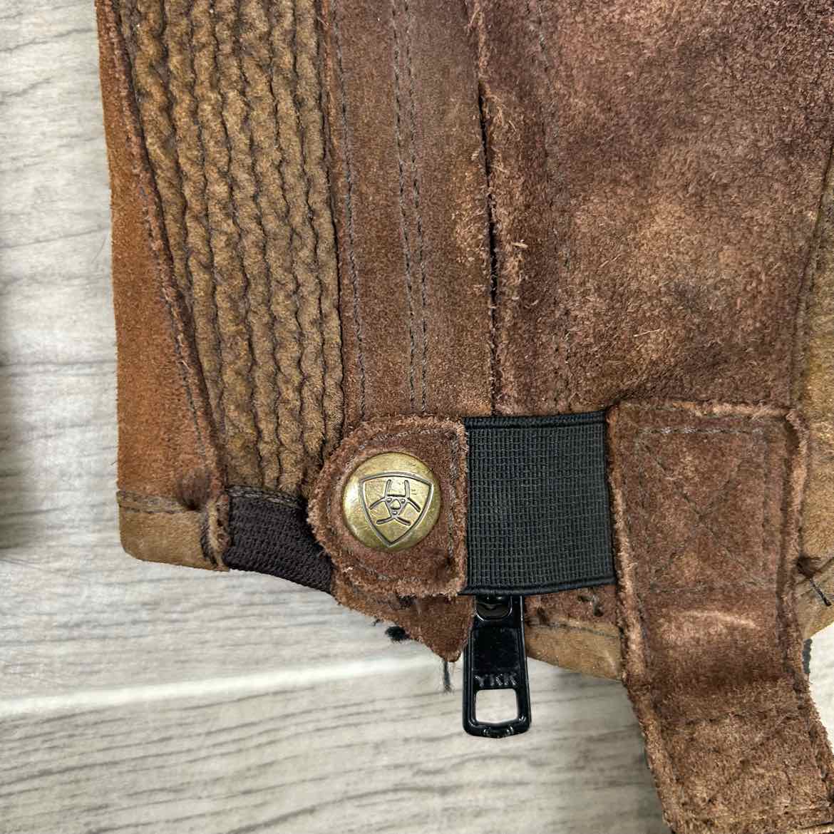 Ariat All Around II Suede Half Chaps, Size Child's Large