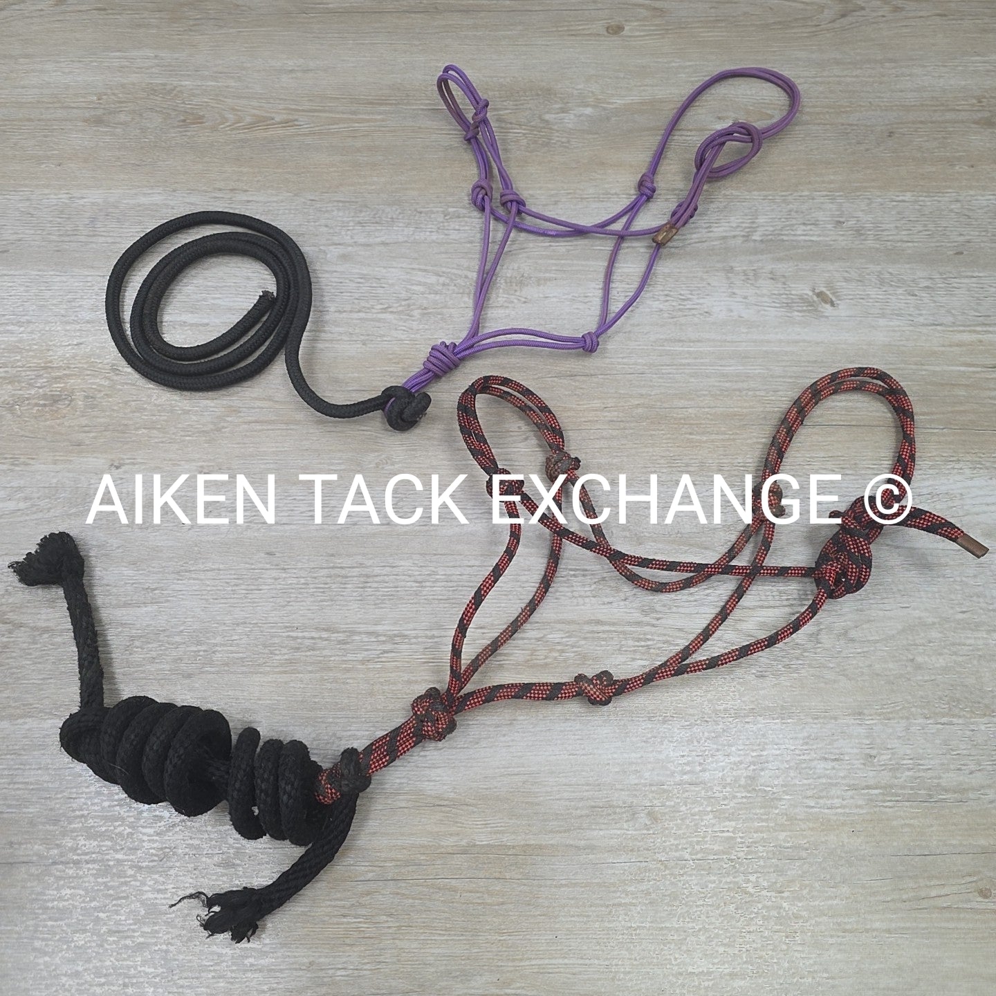 BARGAIN BUNDLE: 2 Rope Halters w/ Lead