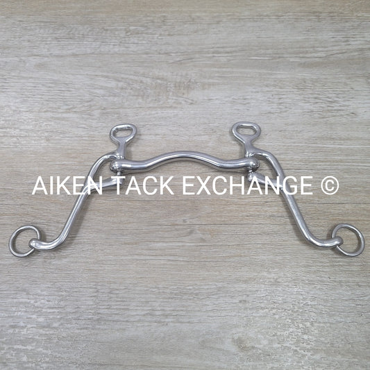Mullen Mouth Shanked Walking Horse Bit 5"