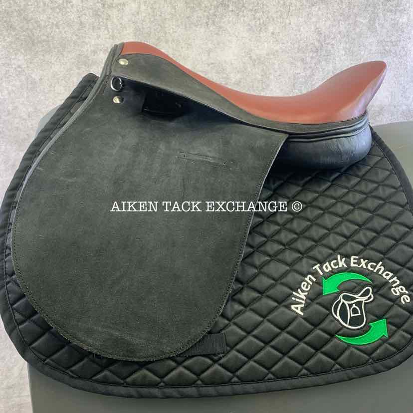 American Style Polo Saddle with Stirrups, Leathers, Girth & Overgirth, 18" Seat, Narrow Tree