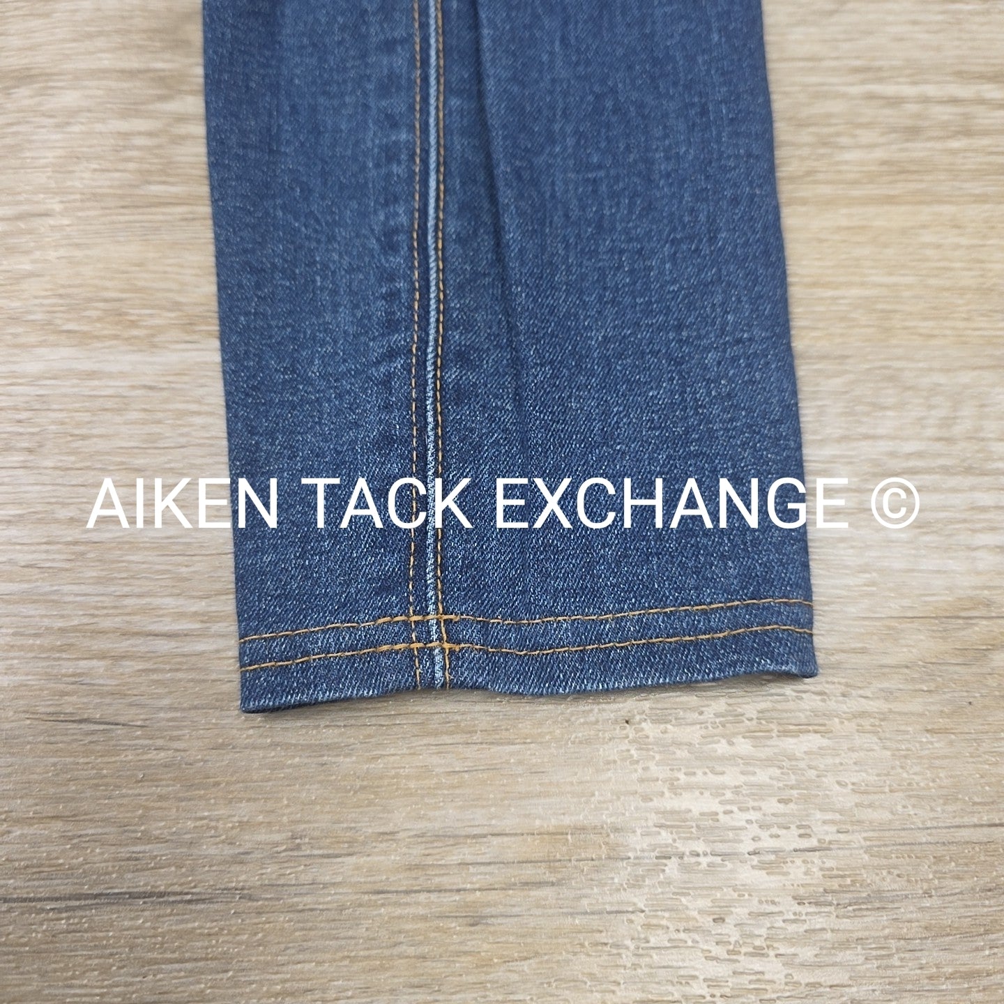 PS of Sweden Maggie Silicone Grip Full Seat Denim Breeches, Size 42 US 30