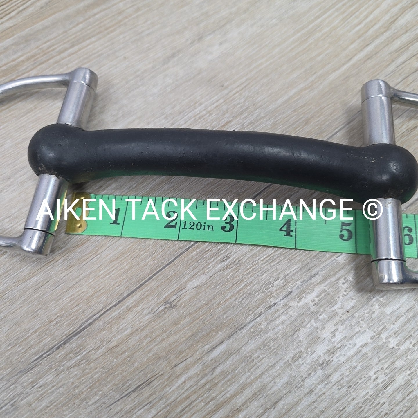 Hard Rubber Mullen Mouth D Ring Bit 5"