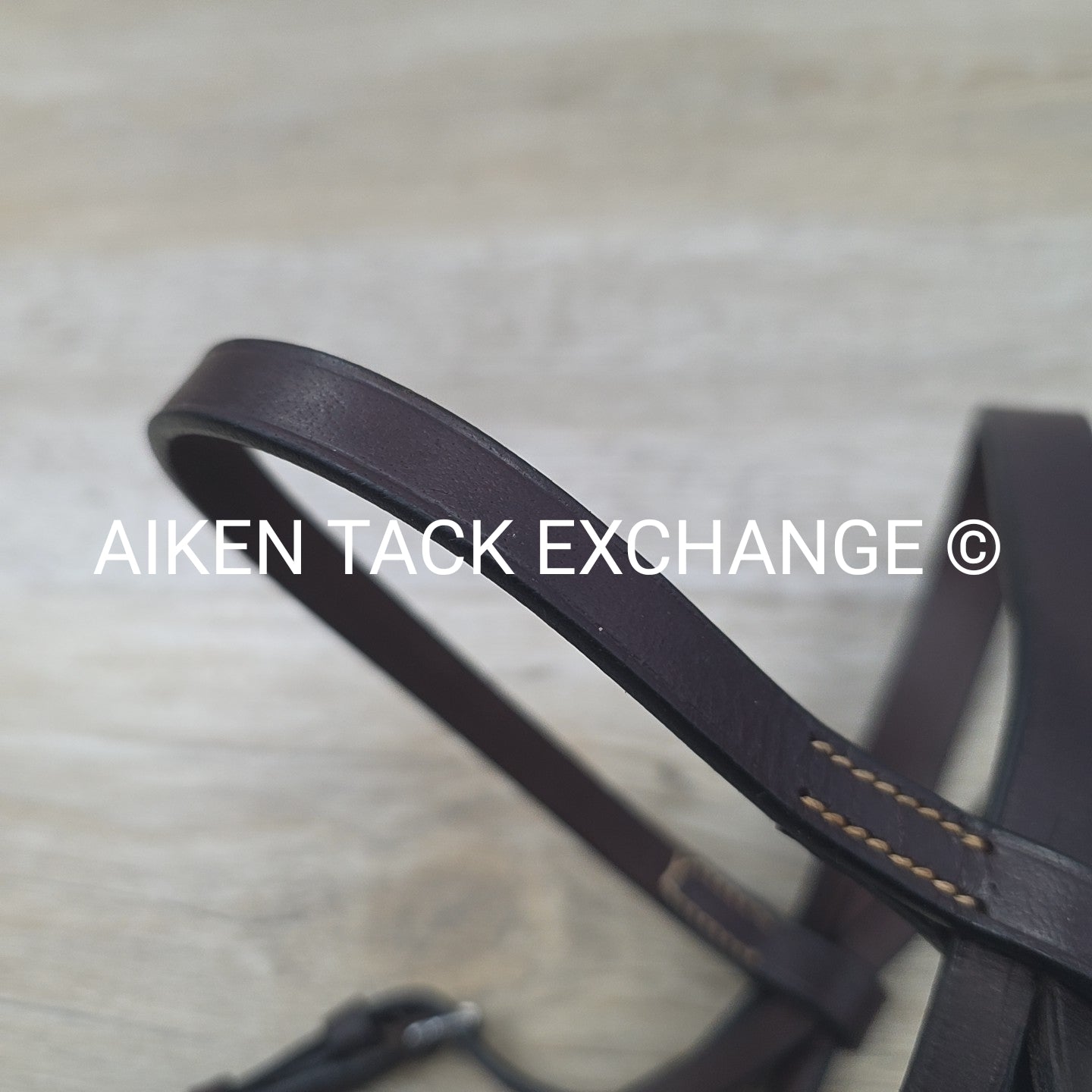 Plain Bridle with Drop Noseband, No Reins, Brown, Size Cob