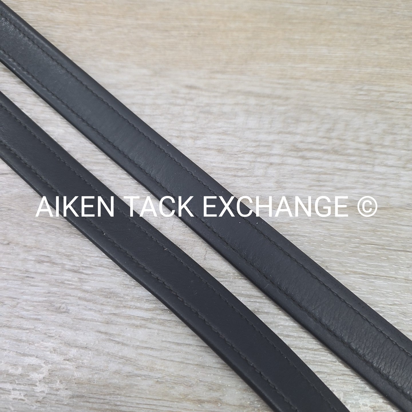 Prestige Nylon Lined Stirrup Leathers, Black, 160cm  / 63"