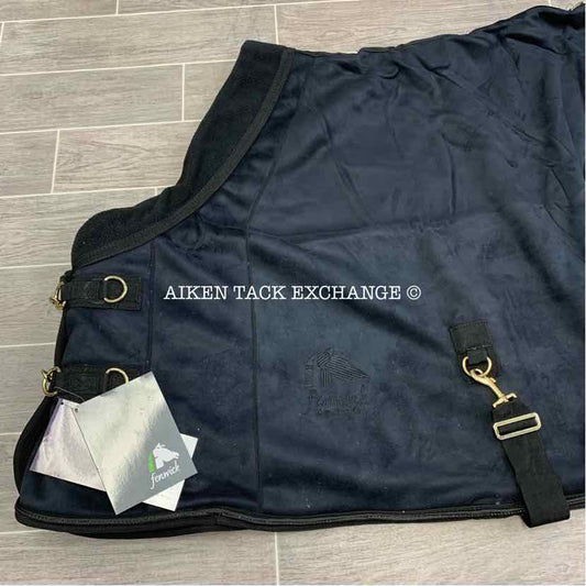 **CLEARANCE** Fenwick Equestrian EquSuede Performance Dress Blanket, Black, 74"