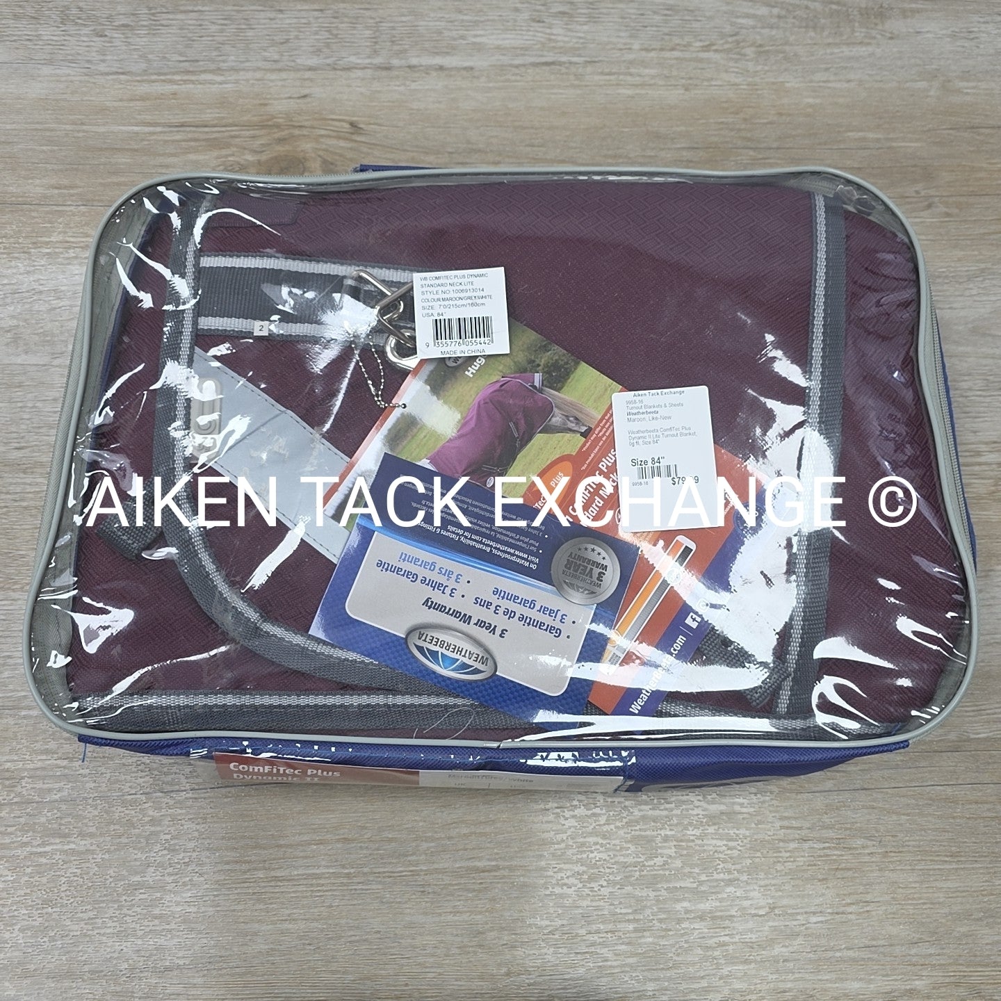 Weatherbeeta ComfiTec Plus Dynamic II Lite Turnout Blanket, 0g fil, Size 84"