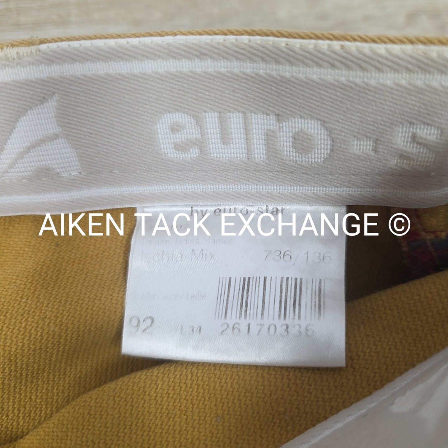 X-Dream by Euro Star Full Seat Breeches, Size 34 L