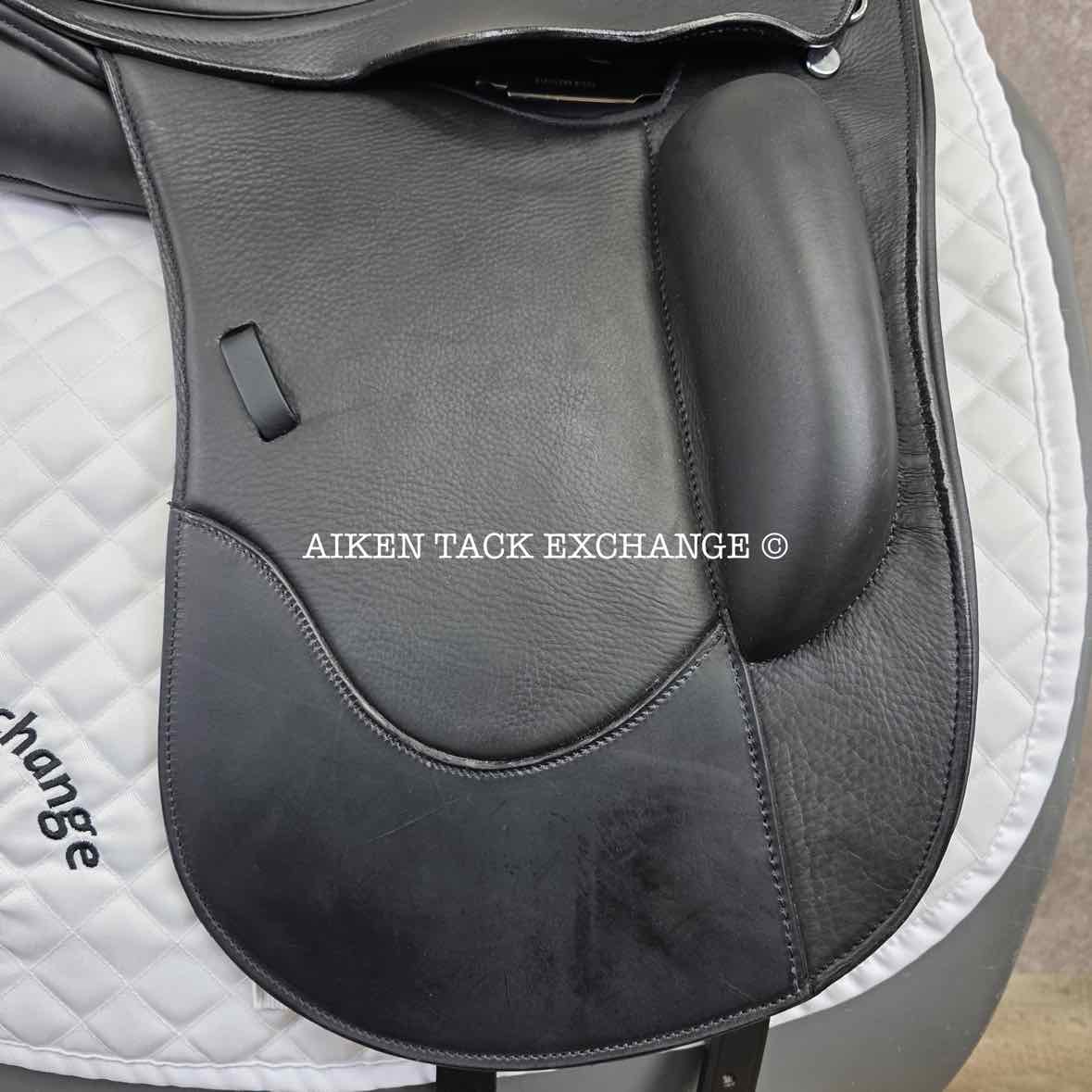 2022 Tempi H Monoflap Dressage Saddle, 18" Seat, M/MW Tree, Wool Flocked Panels