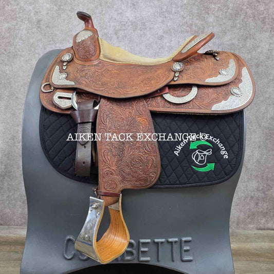 2001 Bob's Western Saddle, 15" Seat, Regular Tree - Semi QH Bars