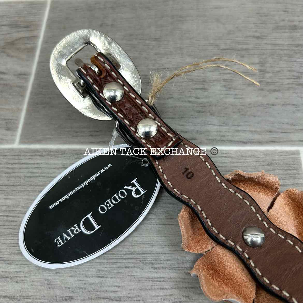 Rodeo Drive Leather Collar, 10"