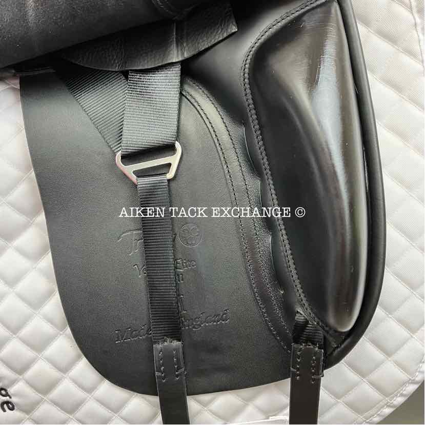 2022 Trilogy Verago Elite Dressage Saddle, 18" Seat, Medium Tree, Wool Flocked Panels