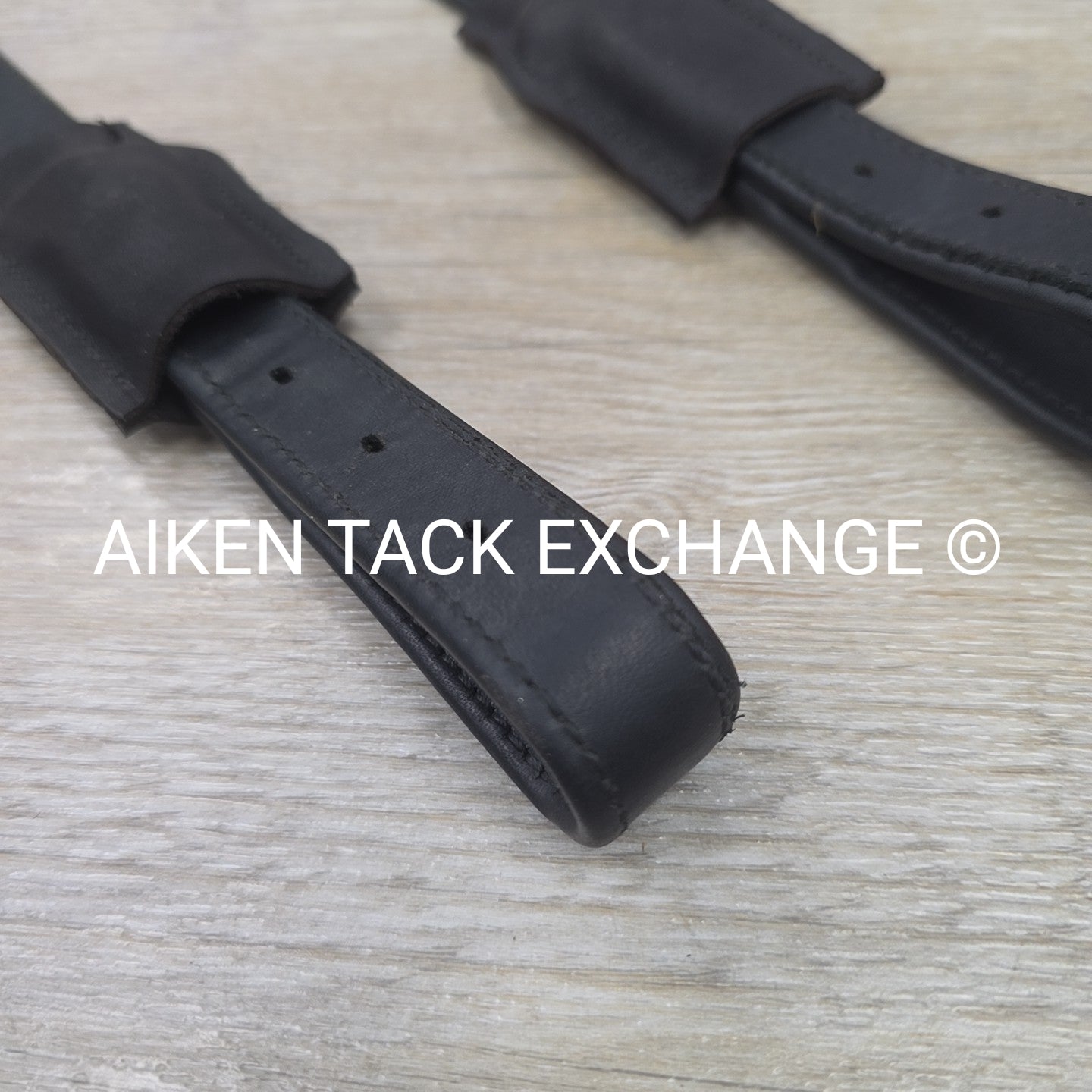 Mono Strap Stirrup Leathers, Black