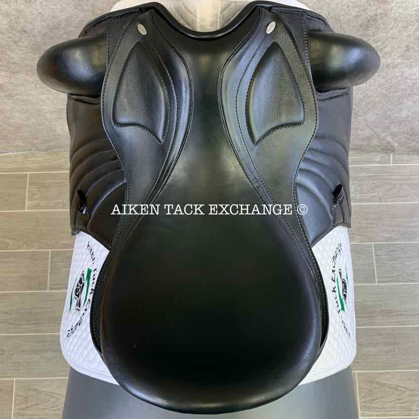 **SOLD** 2018 Kentaur Ithaka AP Monoflap Dressage Saddle, 17.5" Seat, Medium Wide Tree, Wool Flocked Panels