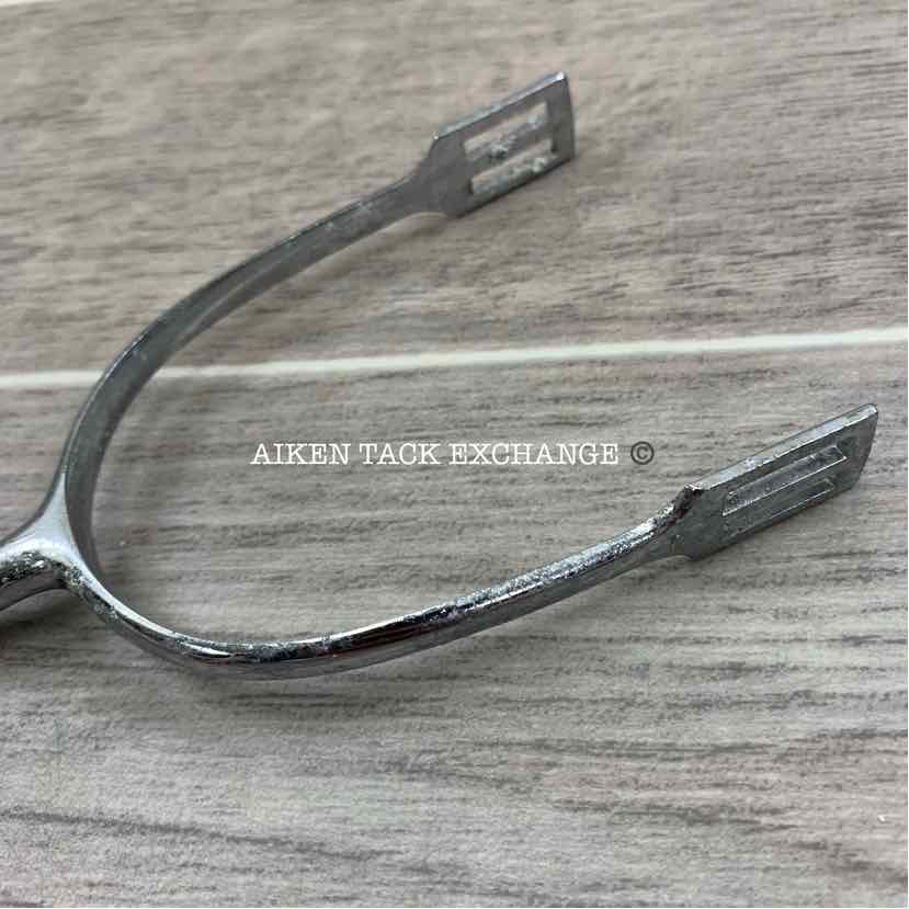 Herm Sprenger Plated Metal Spurs - 1 1/4" / 30mm Beveled Neck