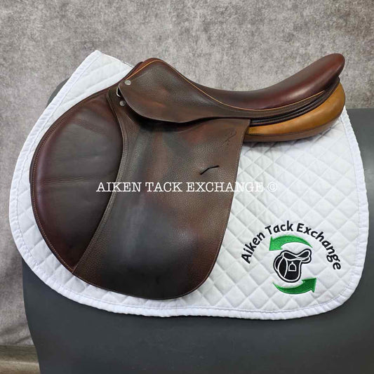 2012 Antares Close Contact Jump Saddle, 18" Seat, 4A Flap, Medium Tree, Foam Panels