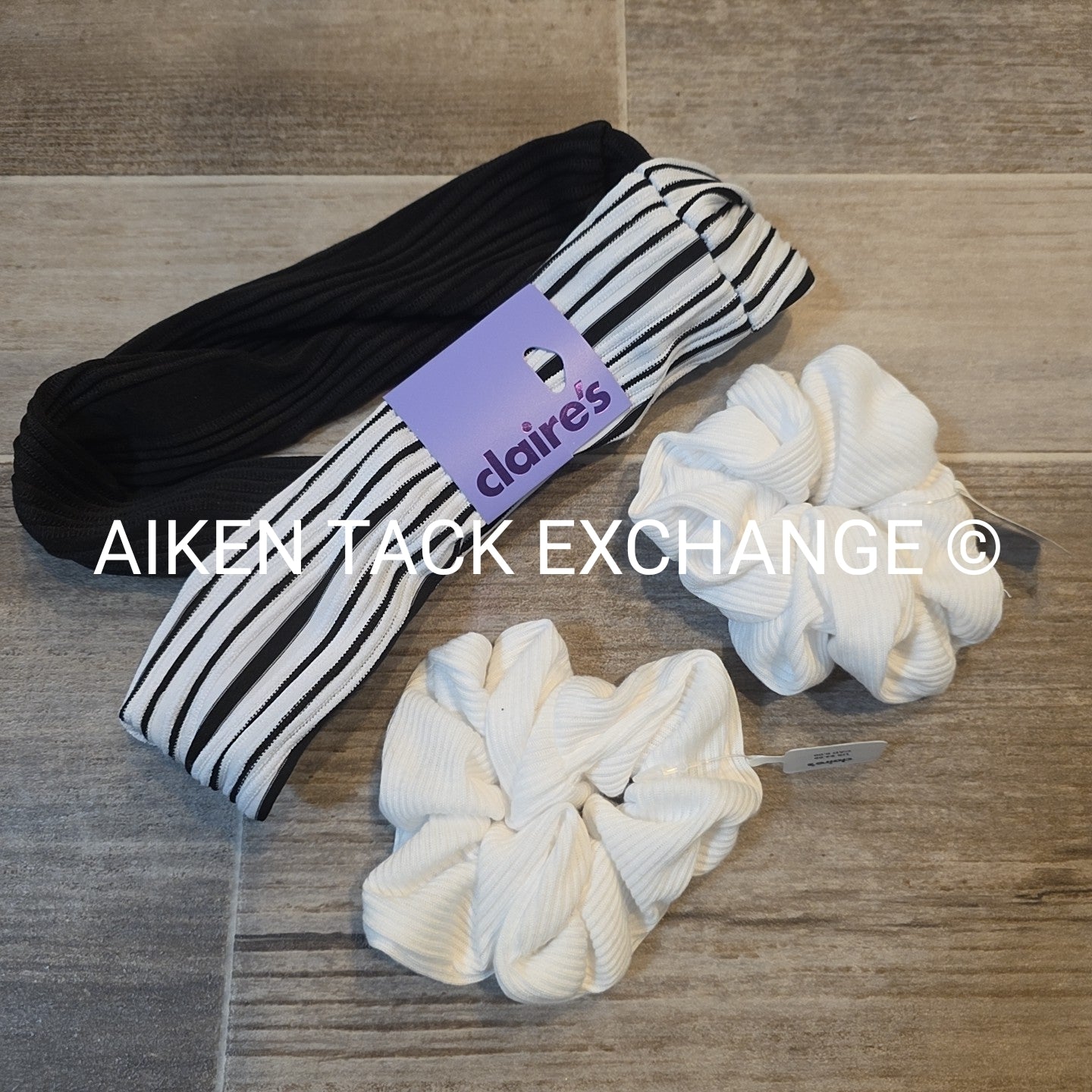 Claire's Hair Bundle - 2 Scrunchies, 2 Headbands