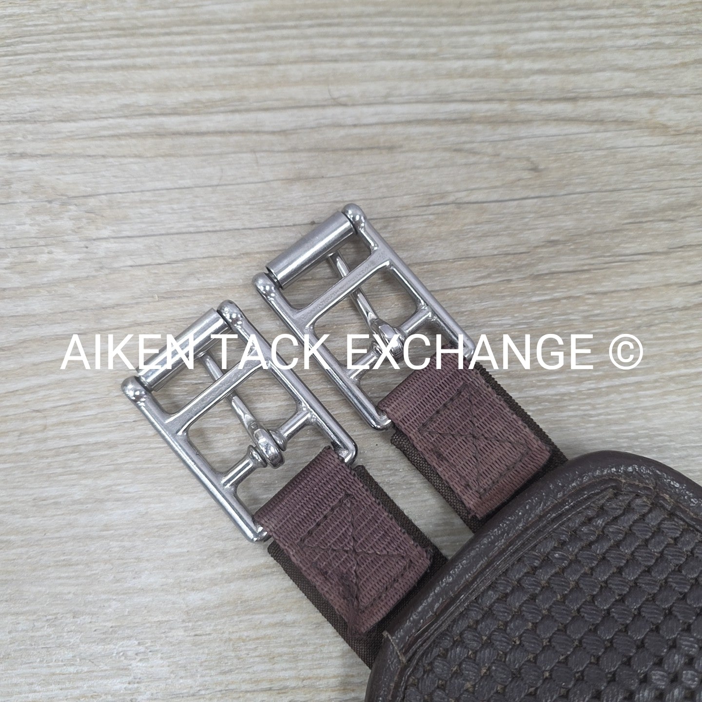 Chafeless Girth with Double Elastic, Brown, 44" (Has Nameplate)