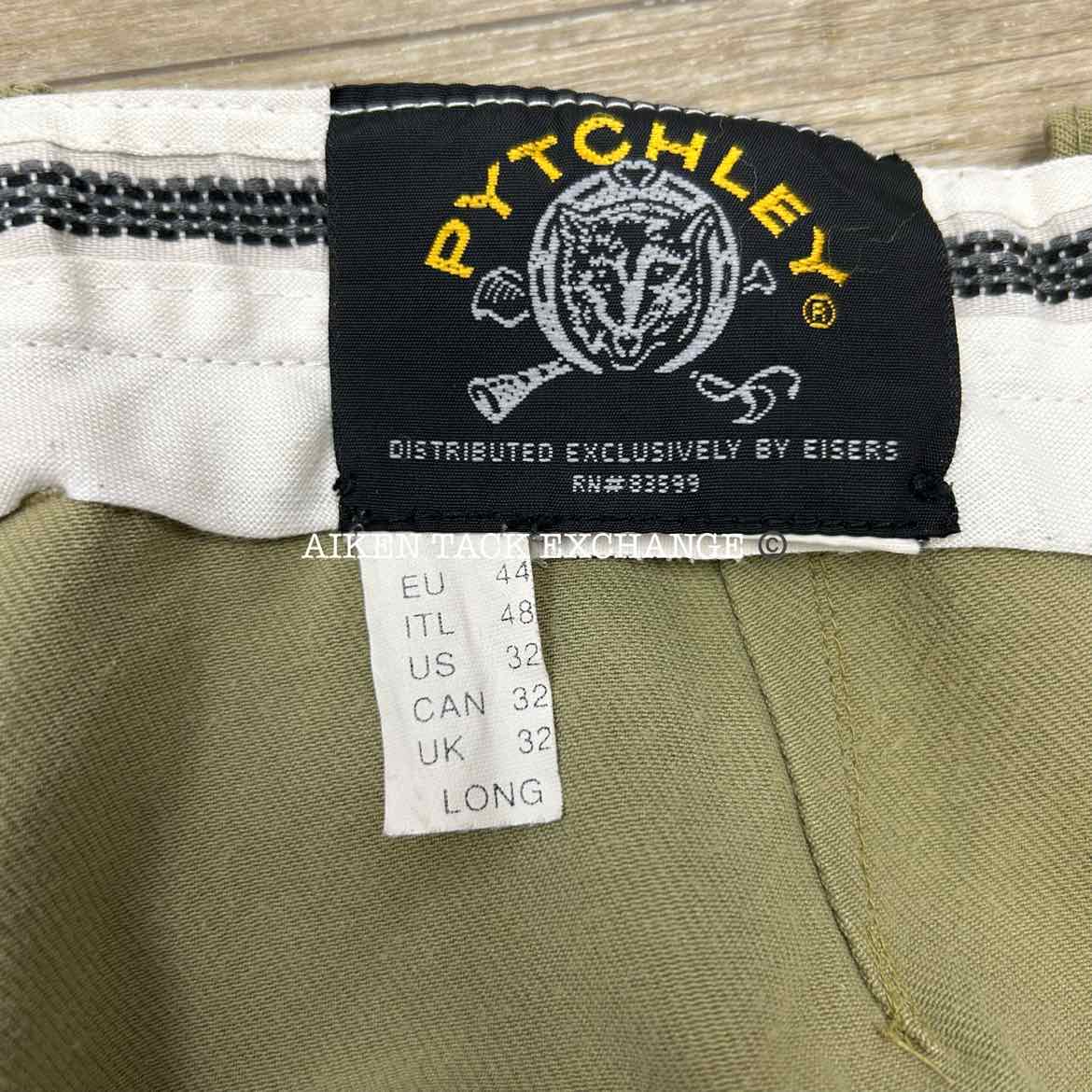 Pytchley Size Zip Knee Patch Breeches, Size 32 (has blemishes)