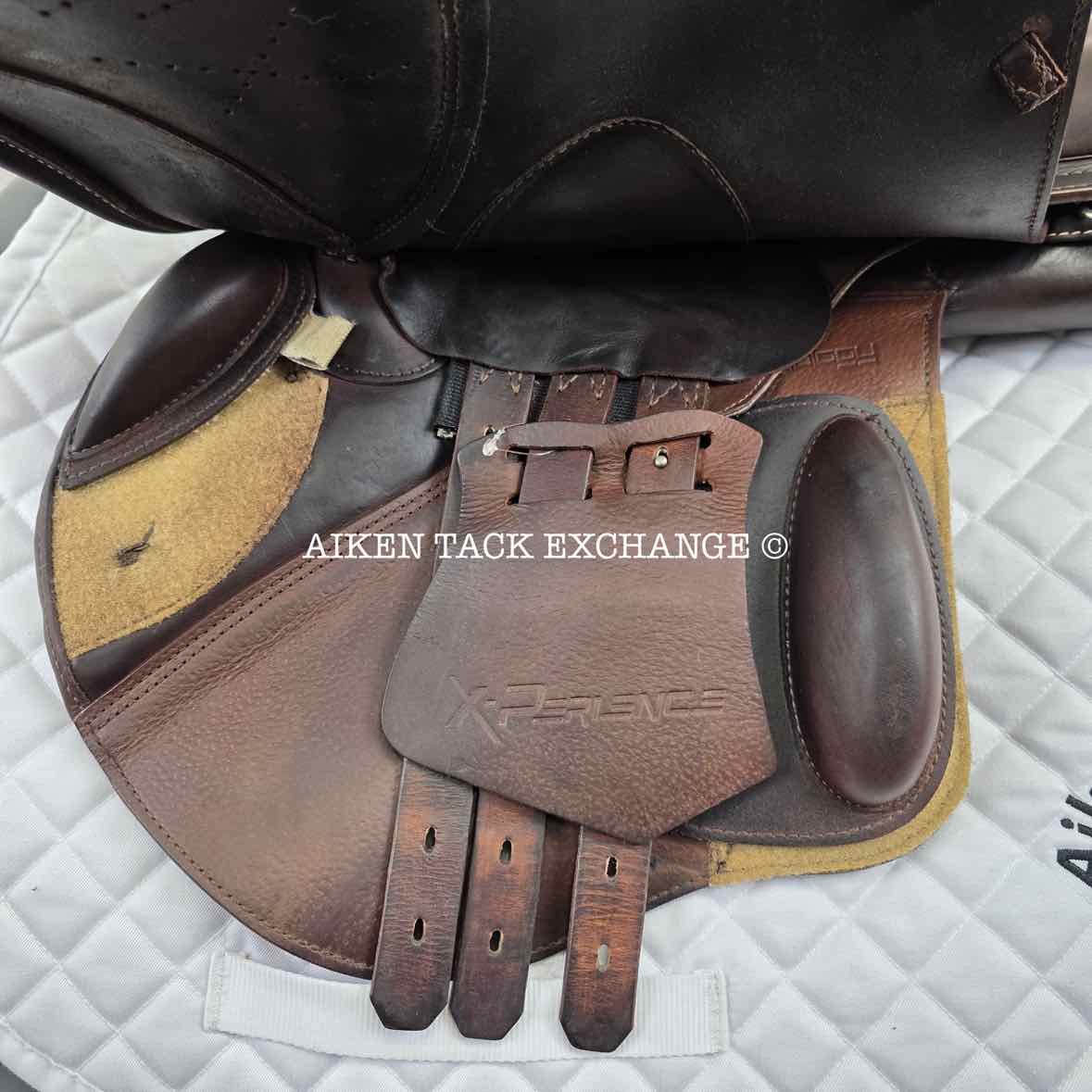 **SOLD** 2016 Prestige X-Perience Close Contact Jump Saddle, 17" Seat, 33 Tree - Medium, Wool Flocked Panels