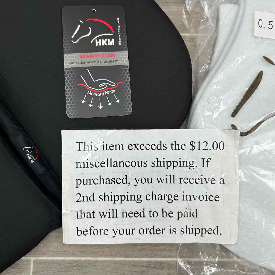HKM Corrective Memory Foam Half Pad, Comes with Shims