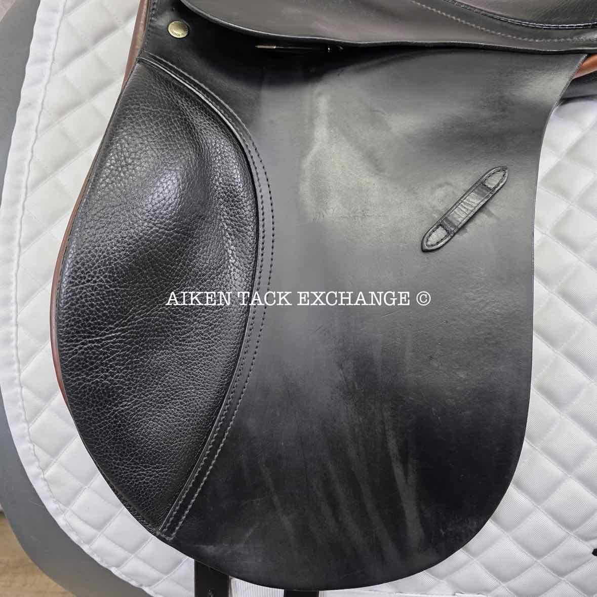 2000 Passier Young Champ Dressage Saddle, 16" Seat, Short Flap, W/XW Tree, Wool Flocked Panels