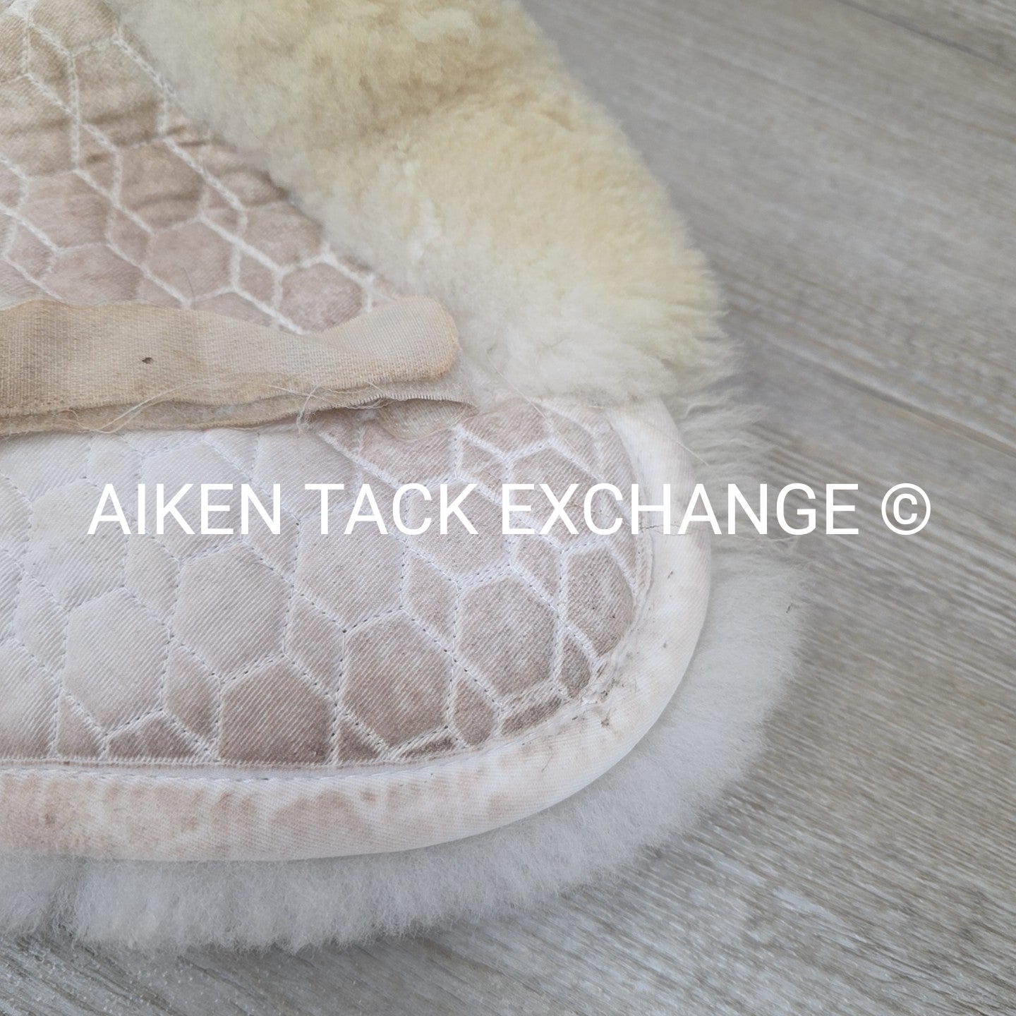 Mattes Platinum Dressage Sheepskin Half Pad, Size Medium