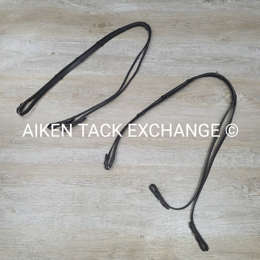 BARGAIN BUNDLE: Rolled Leather Reins with Hand Stops & Cotton Web Reins
