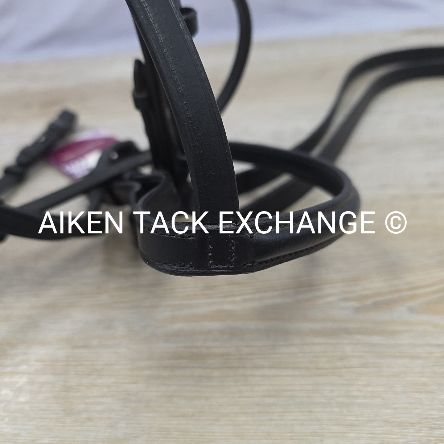Bobby's English Tack Weymouth Double Bridle with Matching Rein Set, Black, Size