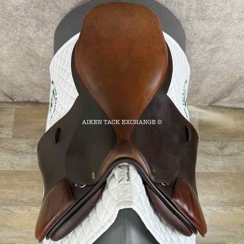 **SOLD** Beval The Natural Close Contact Jump Saddle, 17" Seat, Medium Tree, Foam Panels