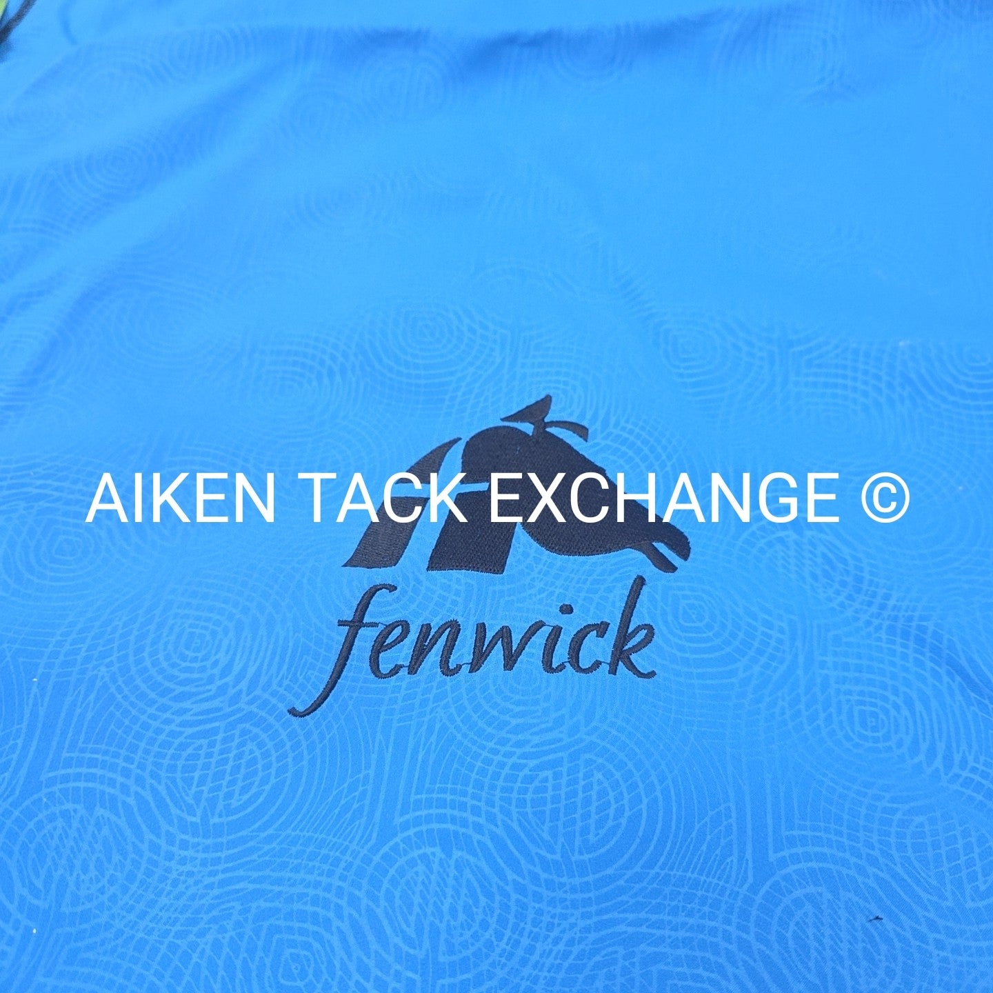 Fenwick Equestrian Softshell Therapeutic Bamboo Blanket, Blue, Size 78"