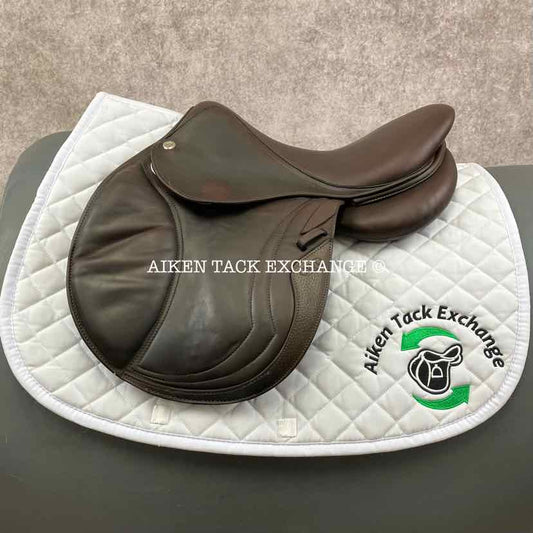 2018 CWD SE10 Close Contact Jump Saddle, 16" Seat, 2K Flap, MW Tree, Foam Panels, Full Buffalo Leather