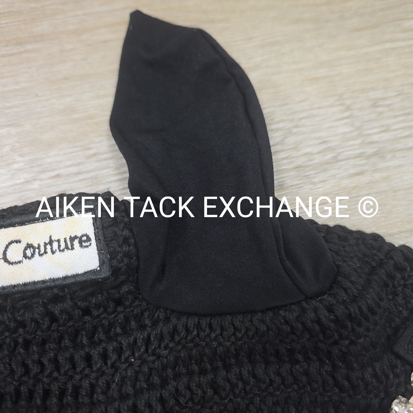Equine Couture Crystal Ear Bonnet, Size Pony