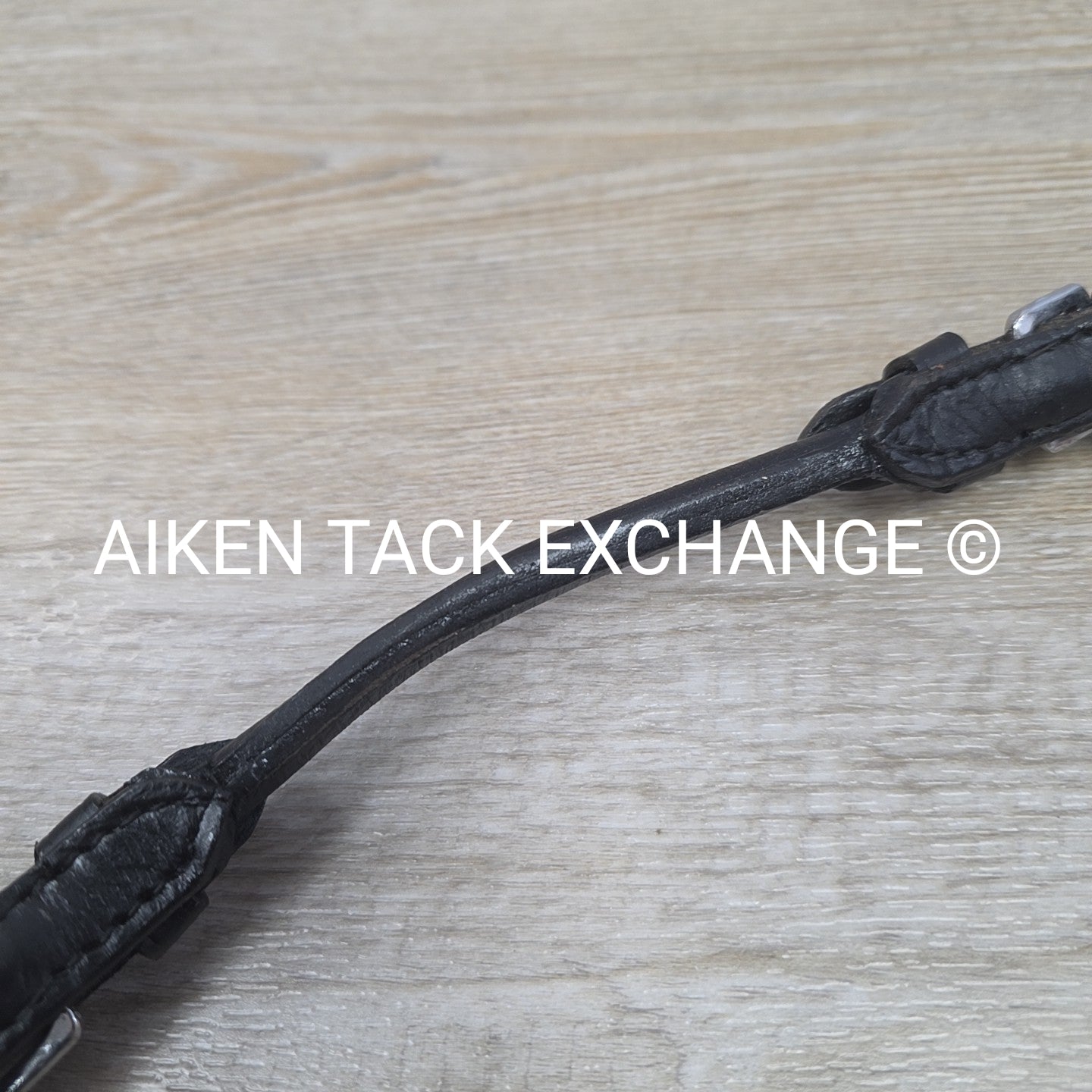 Rolled Leather Saddle Grab Strap