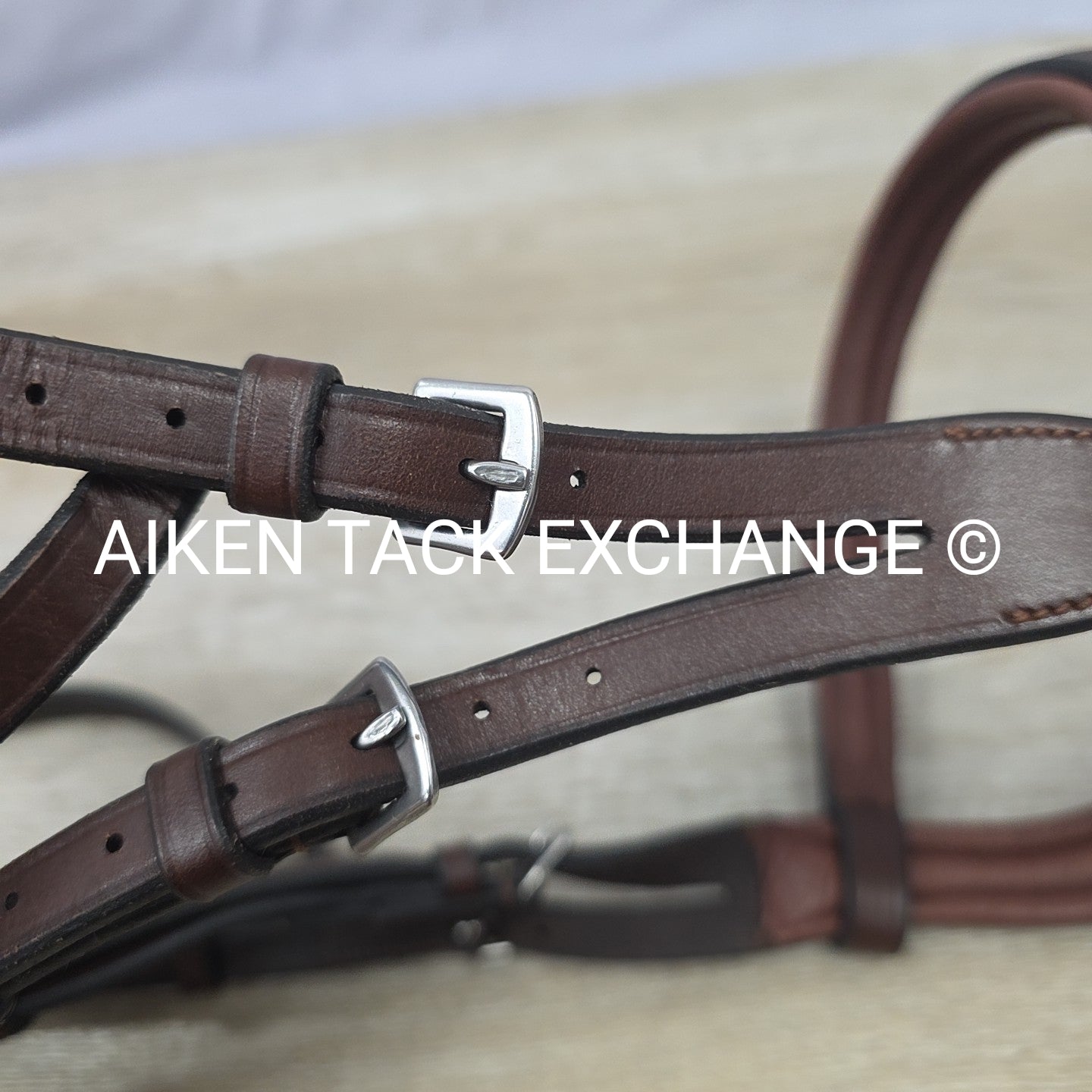 Trust Equestrian Hickstead Hackamore Bridle, No Reins, Brown, Size Full