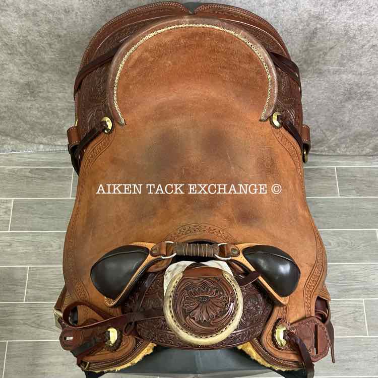**SOLD** 2024 Circle Y 1134 Williston Wade Ranch Western Saddle, 17" Seat, Regular Tree - Semi QH Bars