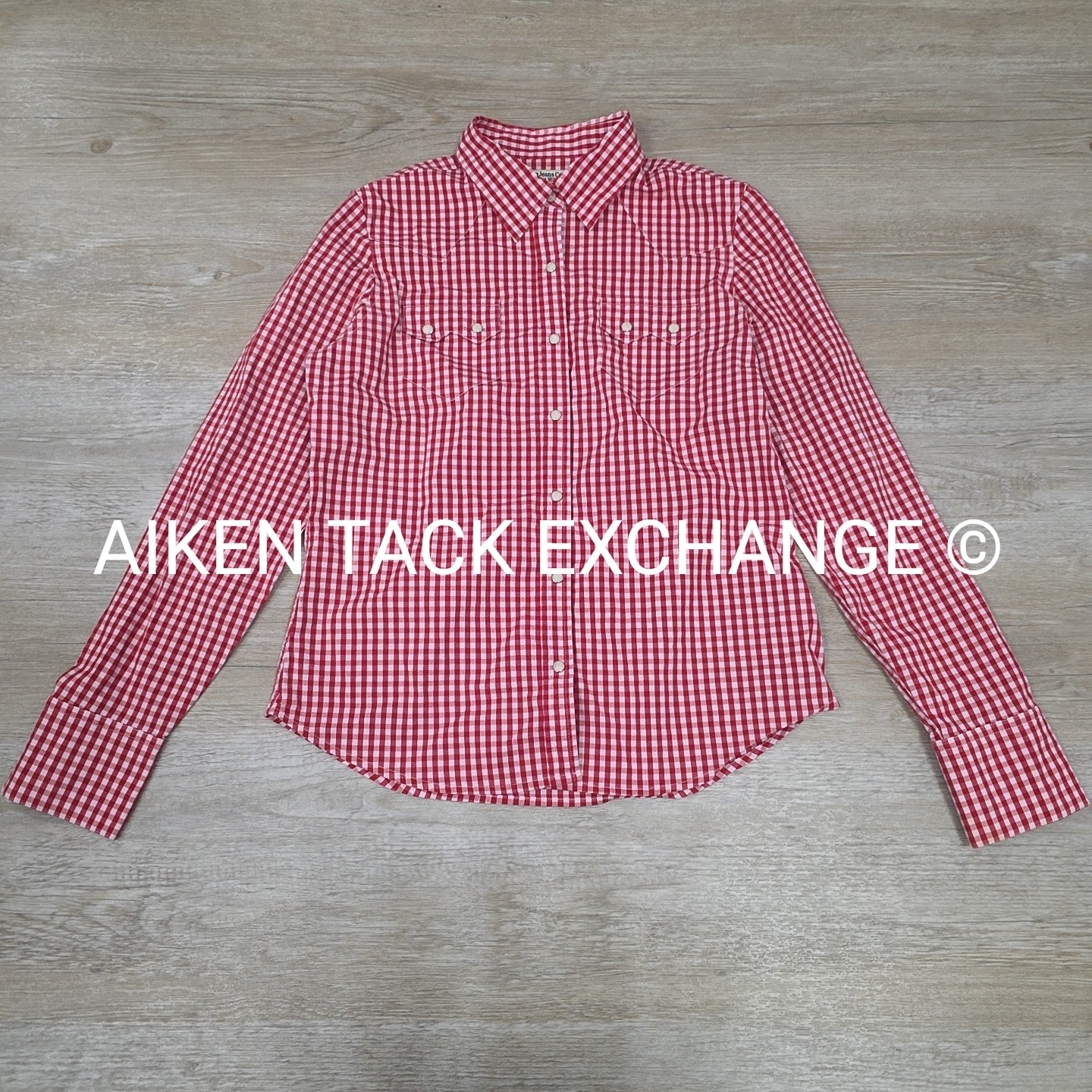 Polo Jeans Company by Ralph Lauren Long Sleeve Snap Collared Shirt, Size Large