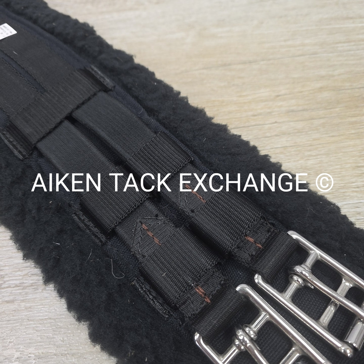 Ovation Fleece Dressage Girth, Black, 24"