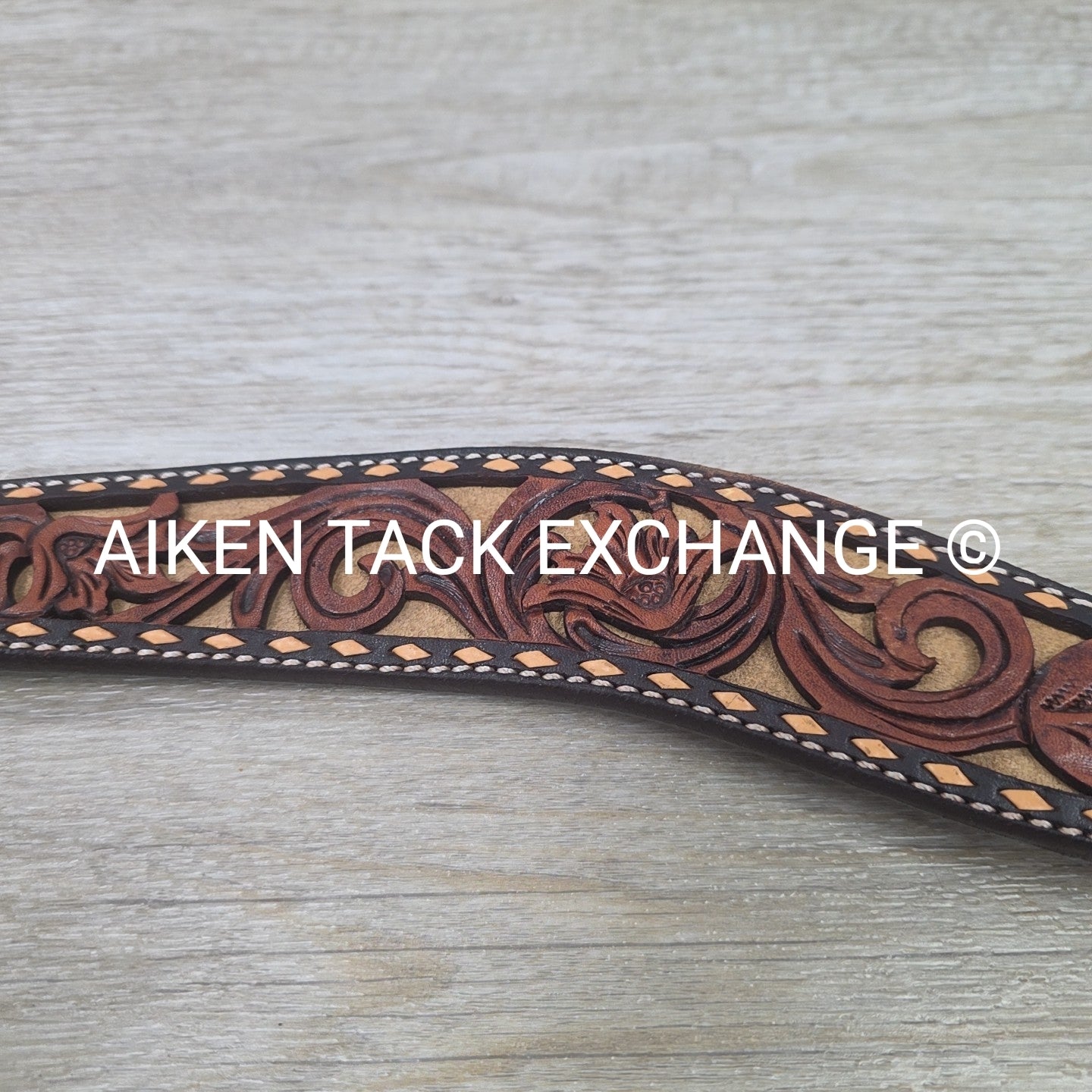 Circle Y Tooled Breastcollar, Size Full/Horse