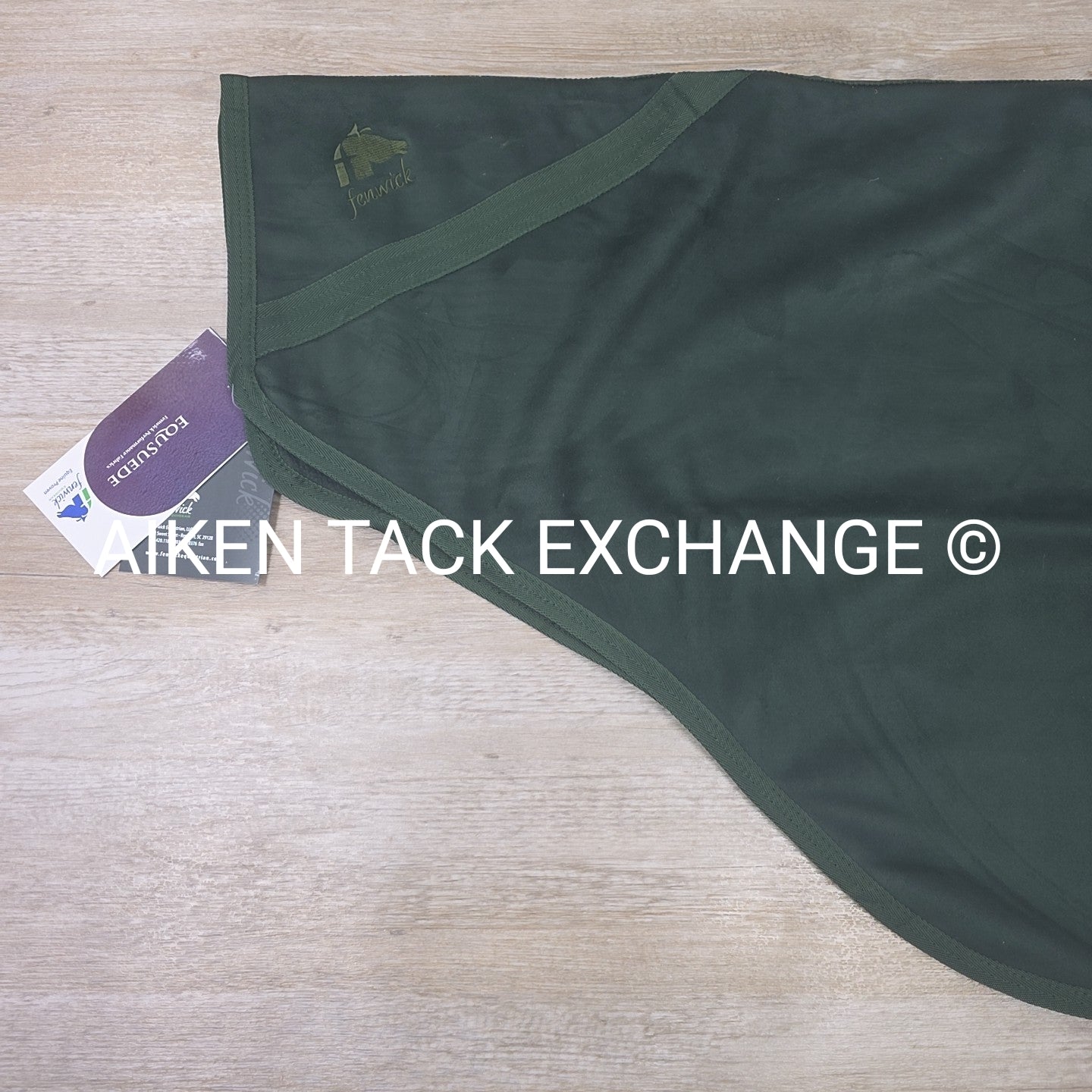 Fenwick Equestrian EquSuede Quarter Sheet, Green, Size Medium
