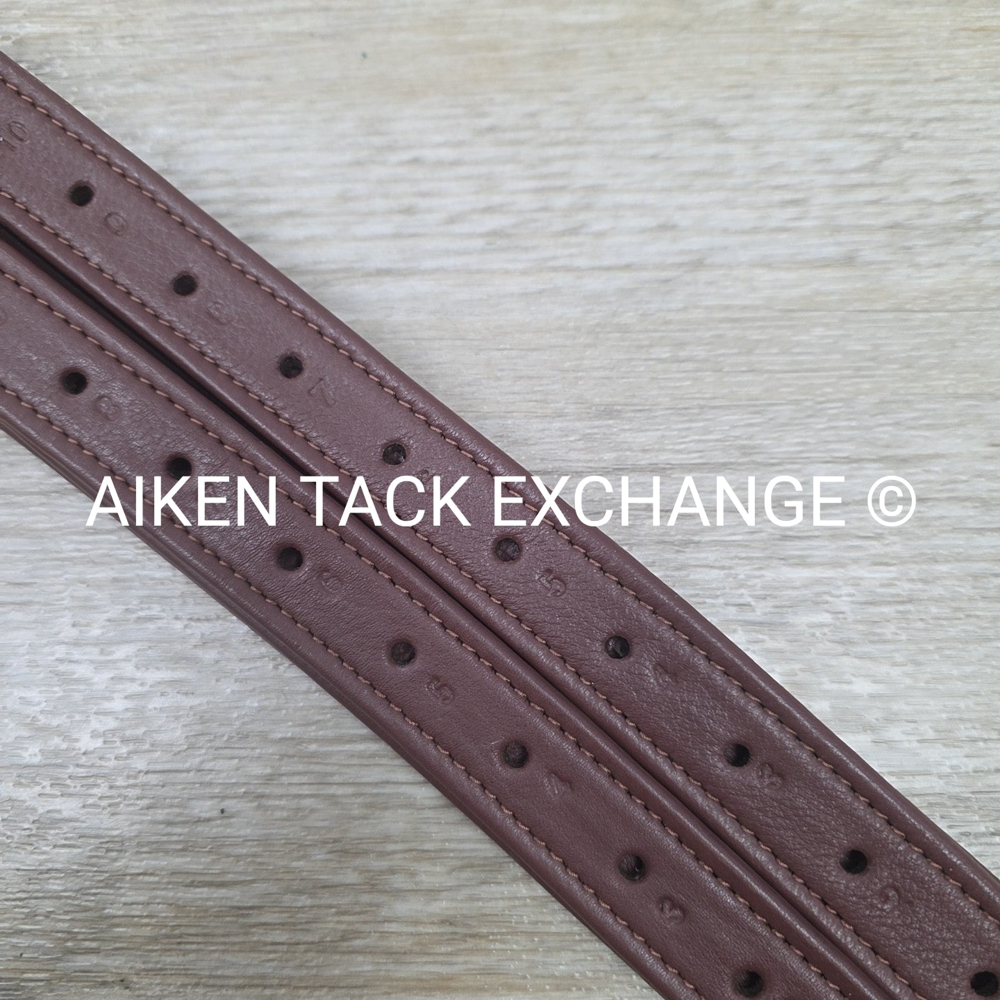 HDR Triple Covered Close Contact Stirrup Leathers, Australian Nut, 48"