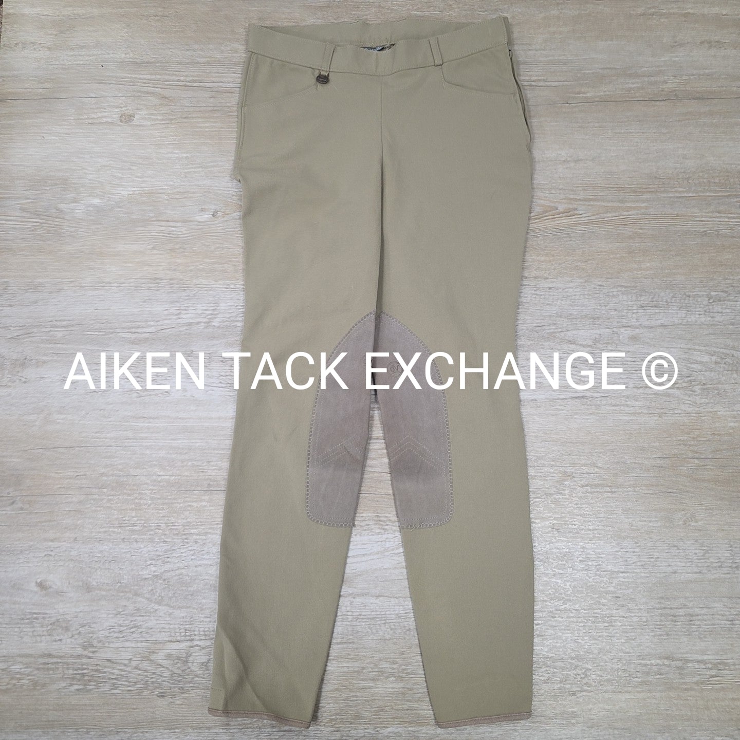 Ovation Knee Patch Side Zip Breeches, Size 30 L