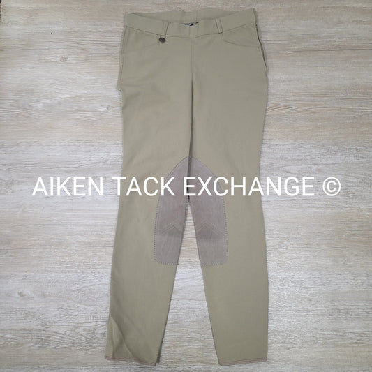 Ovation Knee Patch Side Zip Breeches, Size 30 L