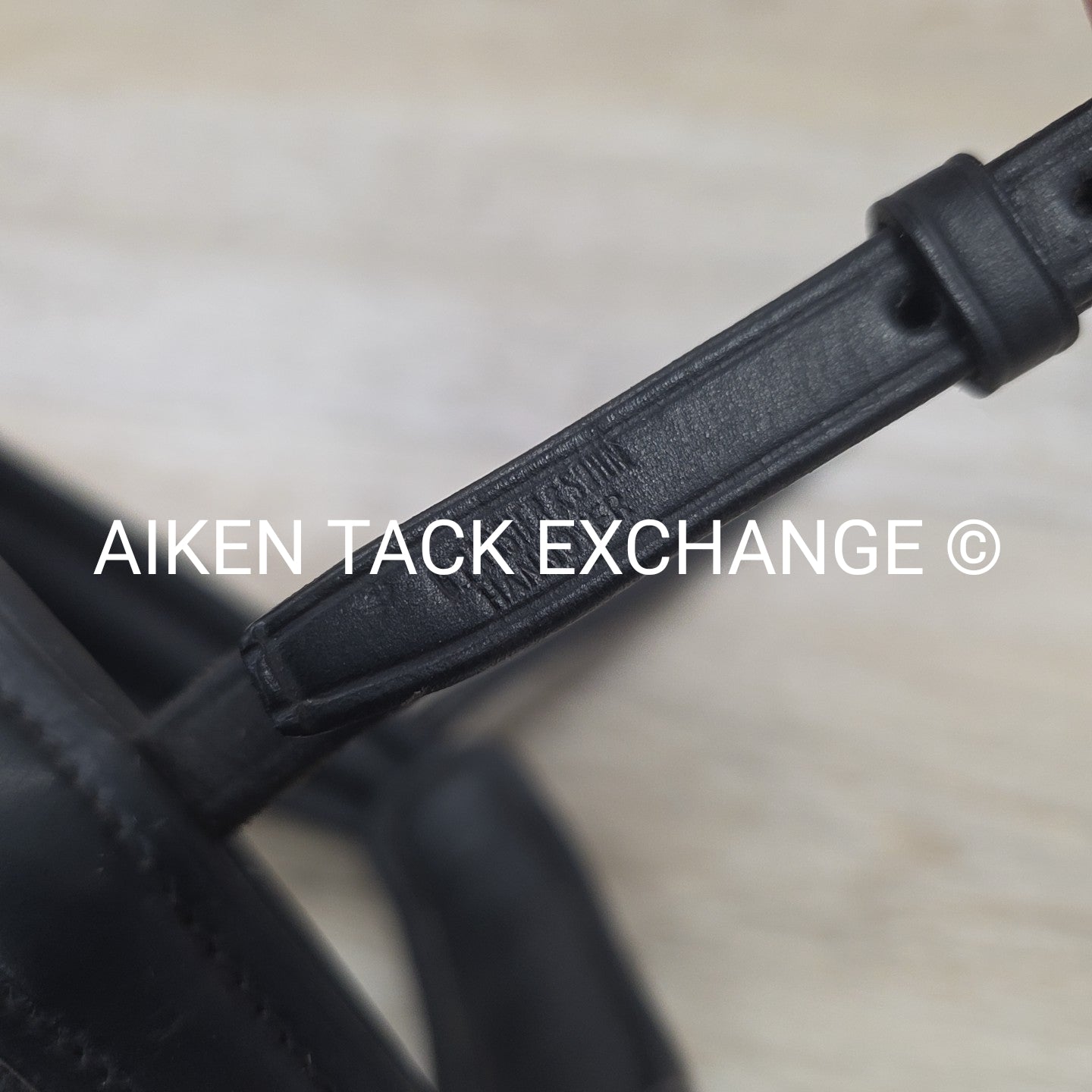 Passier Crank Noseband with Flash, Black, Size Full