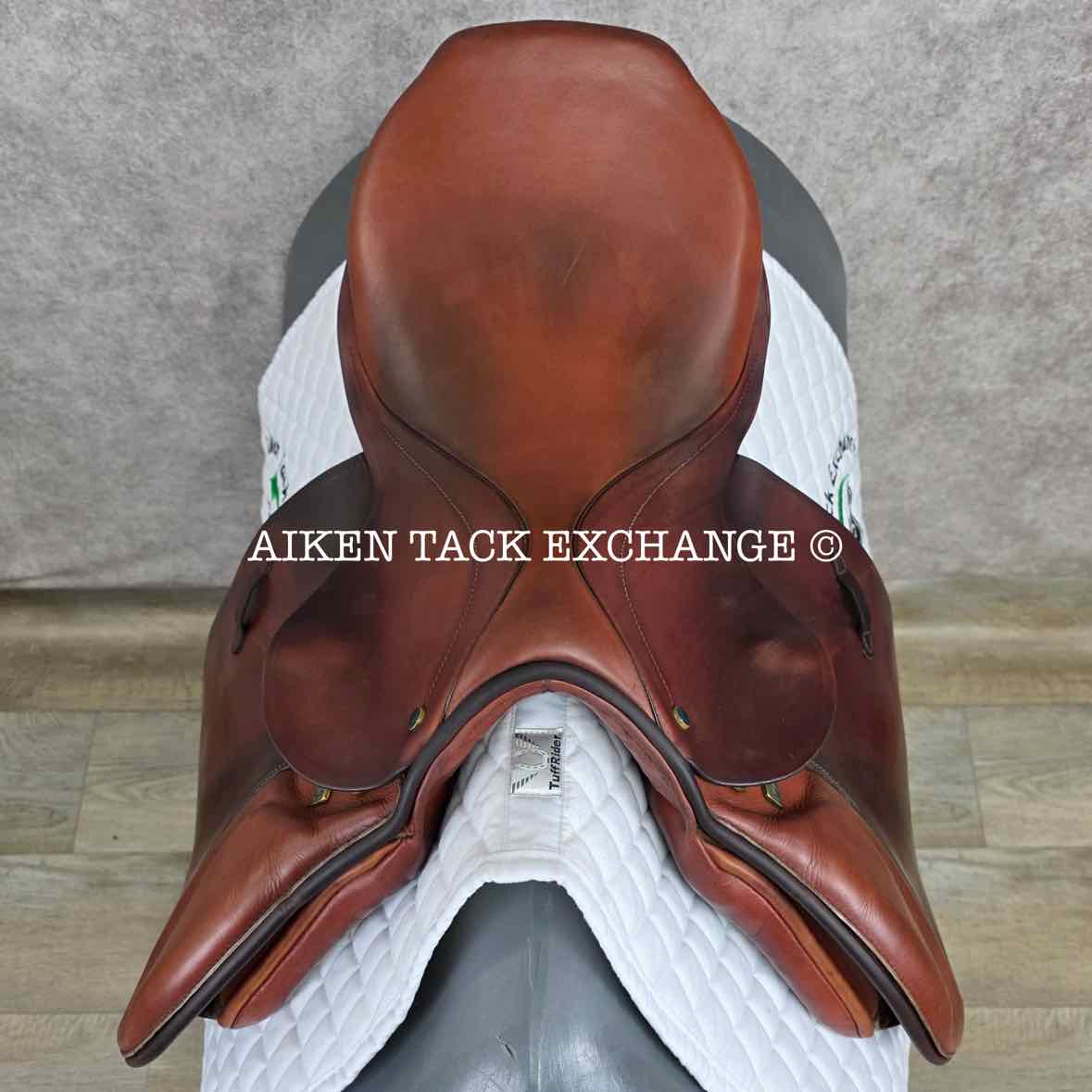 Stubben Edelweiss CS Close Contact Jump Saddle, 17" Seat, 31cm Tree - MW, Wool Flocked Panels
