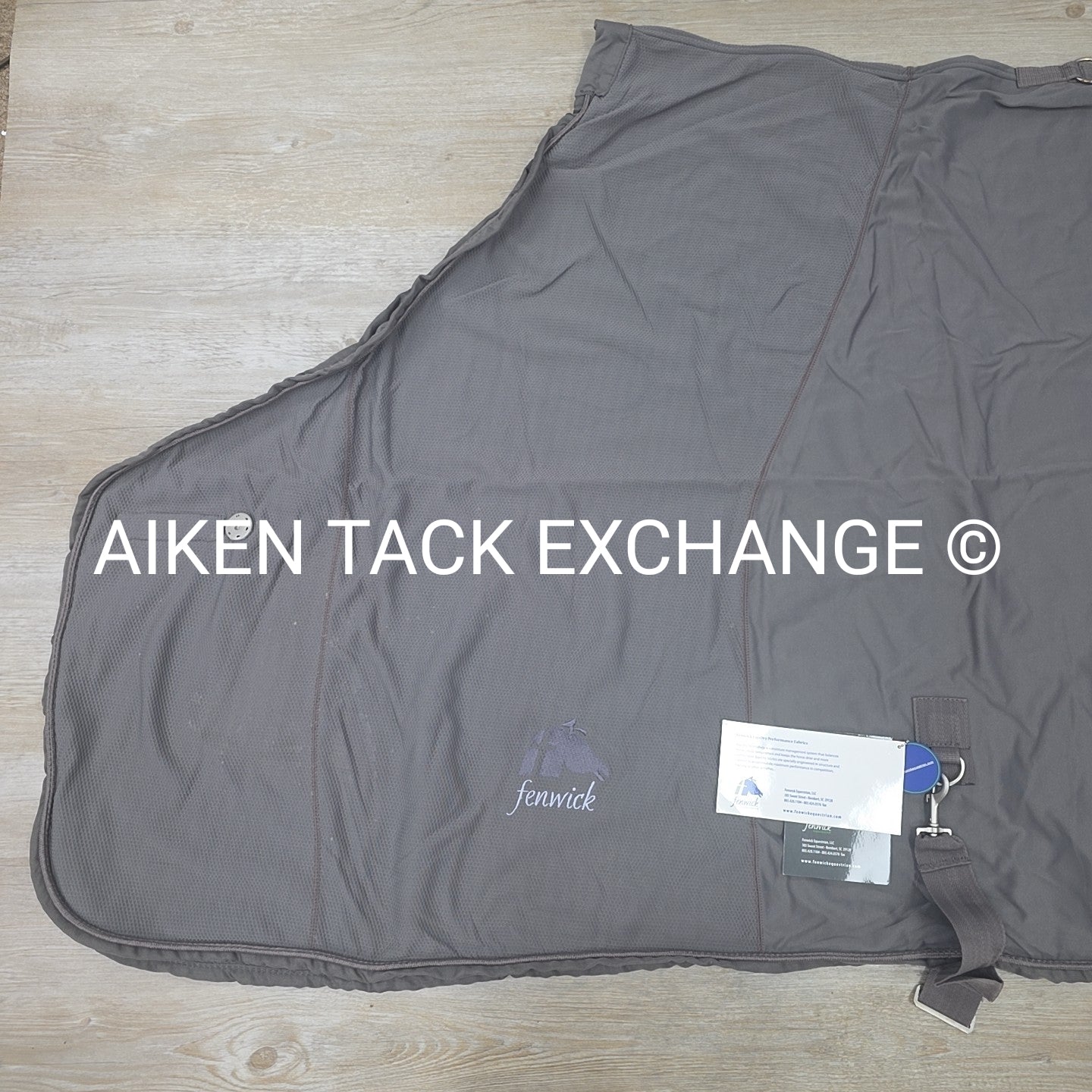 Fenwick Equestrian Sporty Dress Sheet Cooler, Grey, 86"