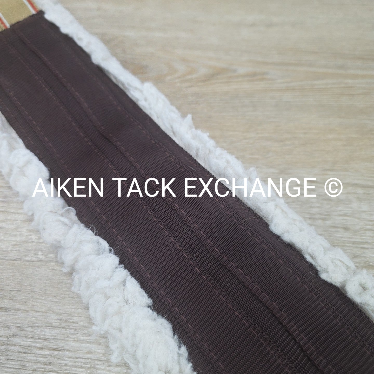 Fleece Girth with Double End Elastic, Brown, 48"