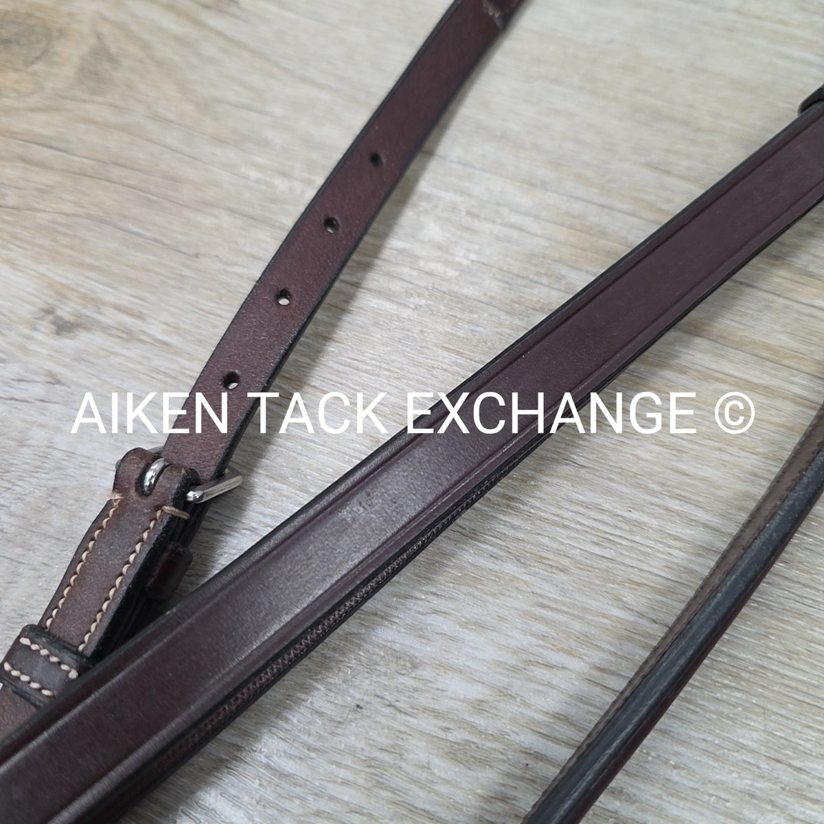 Fancy Stitched Standing Martingale, Brown, Size X-Full