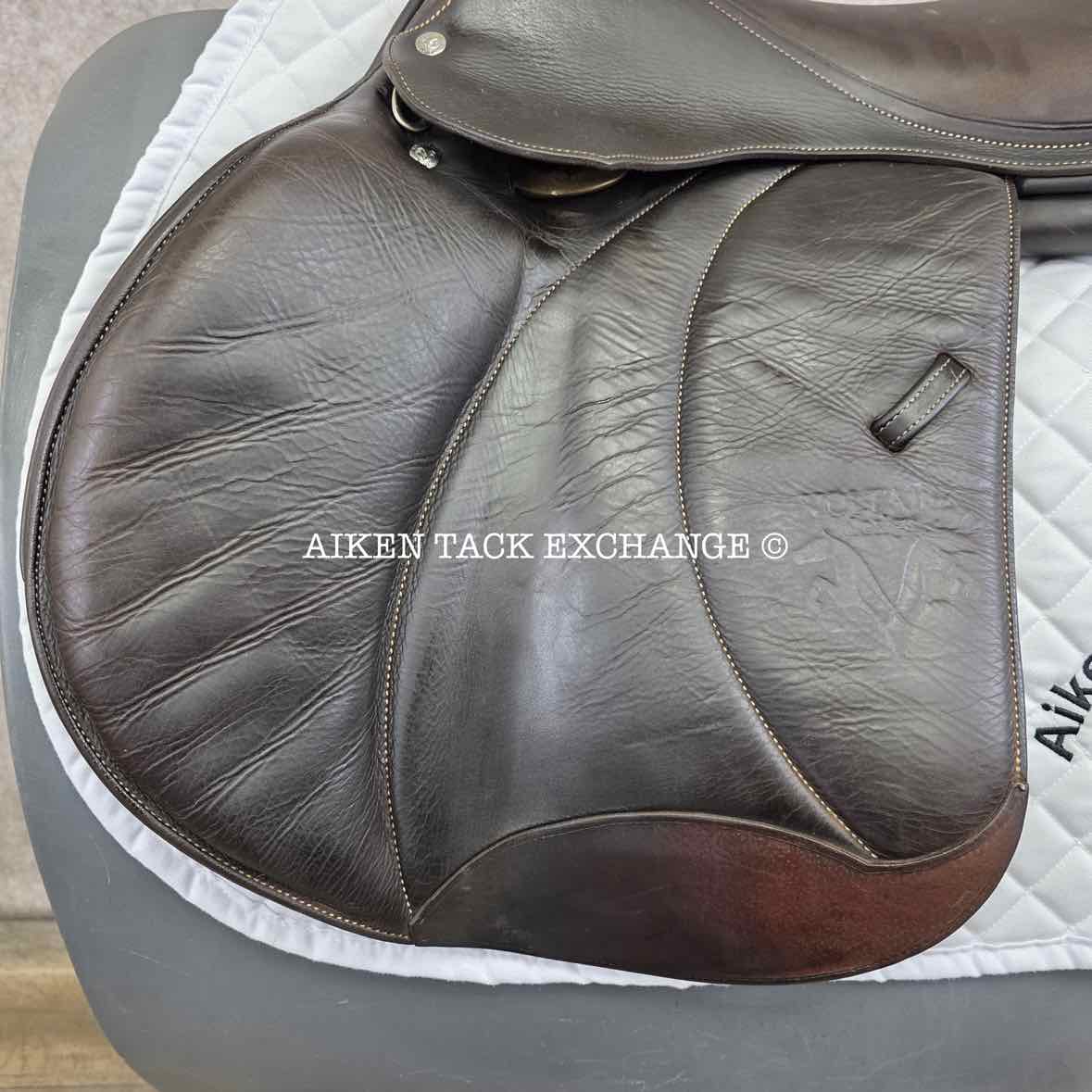 2018 Voltaire Palm Beach Close Contact Jump Saddle, 18.5" Seat, 3AAR Flap, M/MW Tree, PRO Panels, Full Buffalo Leather