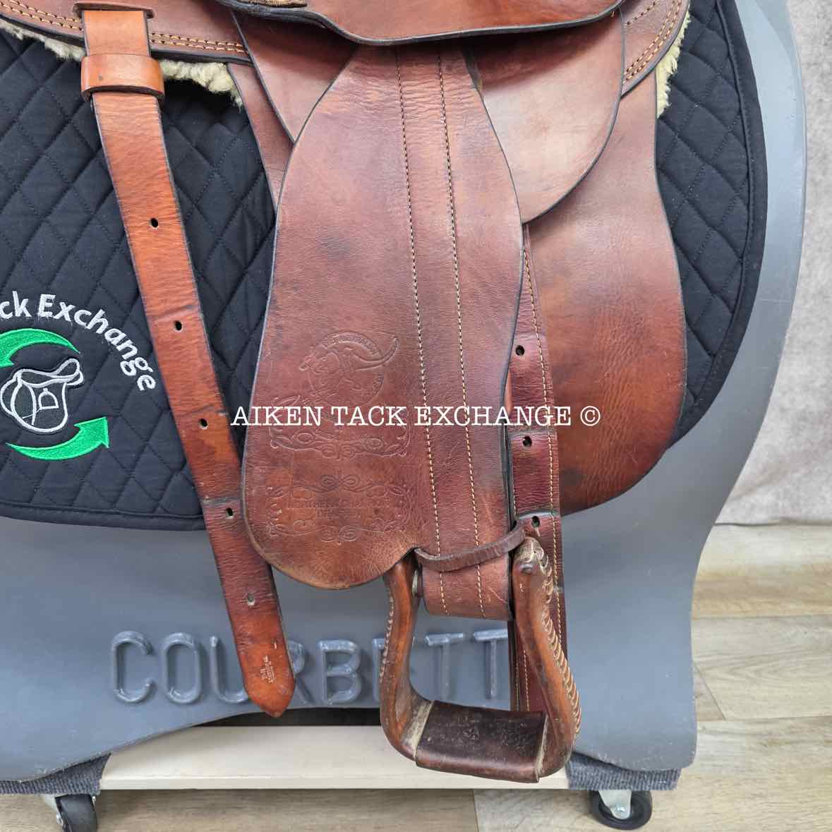 Trevor James Champion Drafter Australian Saddle, 15.5" Seat (Western) - 17.5" Seat (English), Wide Tree