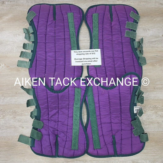 Horseware Fleece Lined Shipping Boots, Front & Hind Set